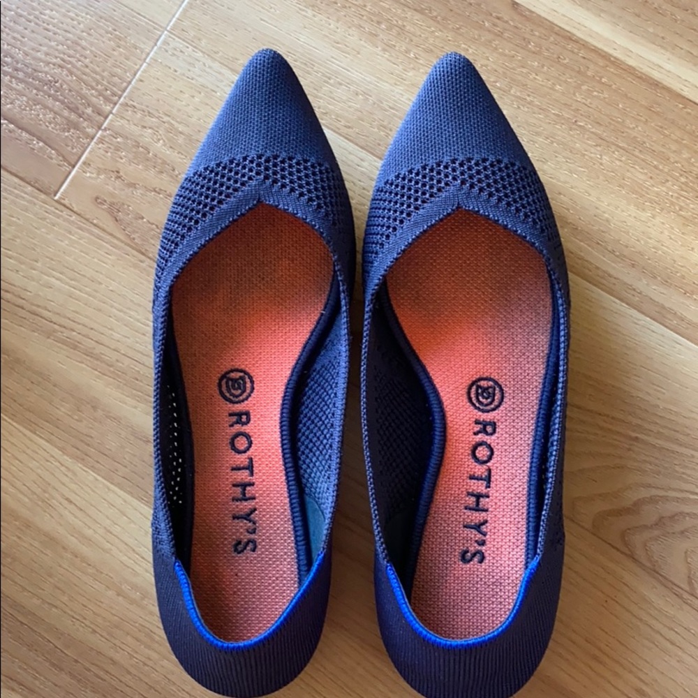 Rothy’s Maritime Lattice Stitch Point Flat